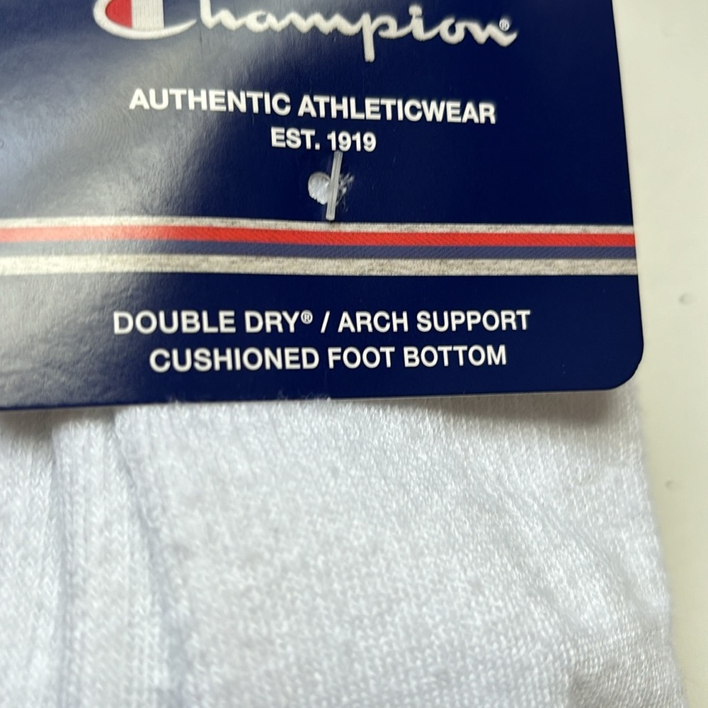 New Champion Socks Women’s Package 6 Pairs White Ankle Socks Athletic Casual - Picture 9 of 12
